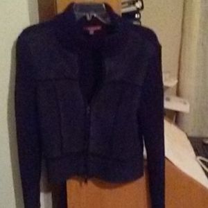Jacket Suede/Sweater